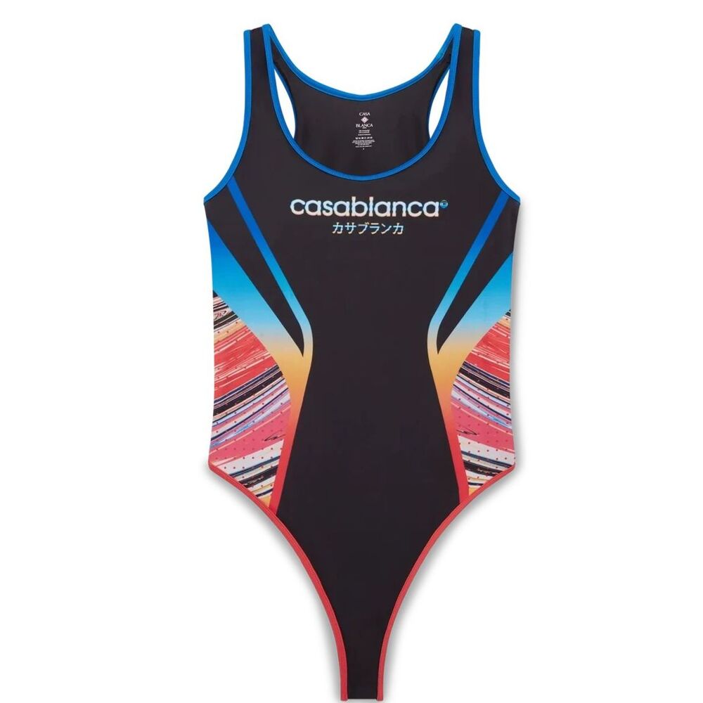 Casablanca Marble One-Piece Swimsuit XS NWT